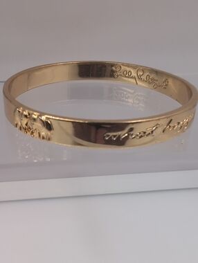 Lilly Pulitzer What Happens In The Jungle Elephant Bangle Bracelet Gold 0314